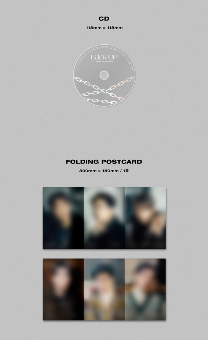 Đĩa FTISLAND 8th Mini Album ‘Lock Up’-Kallos