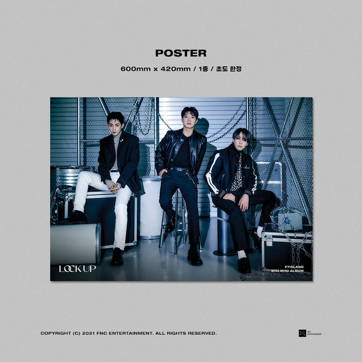 Đĩa FTISLAND 8th Mini Album ‘Lock Up’-Kallos