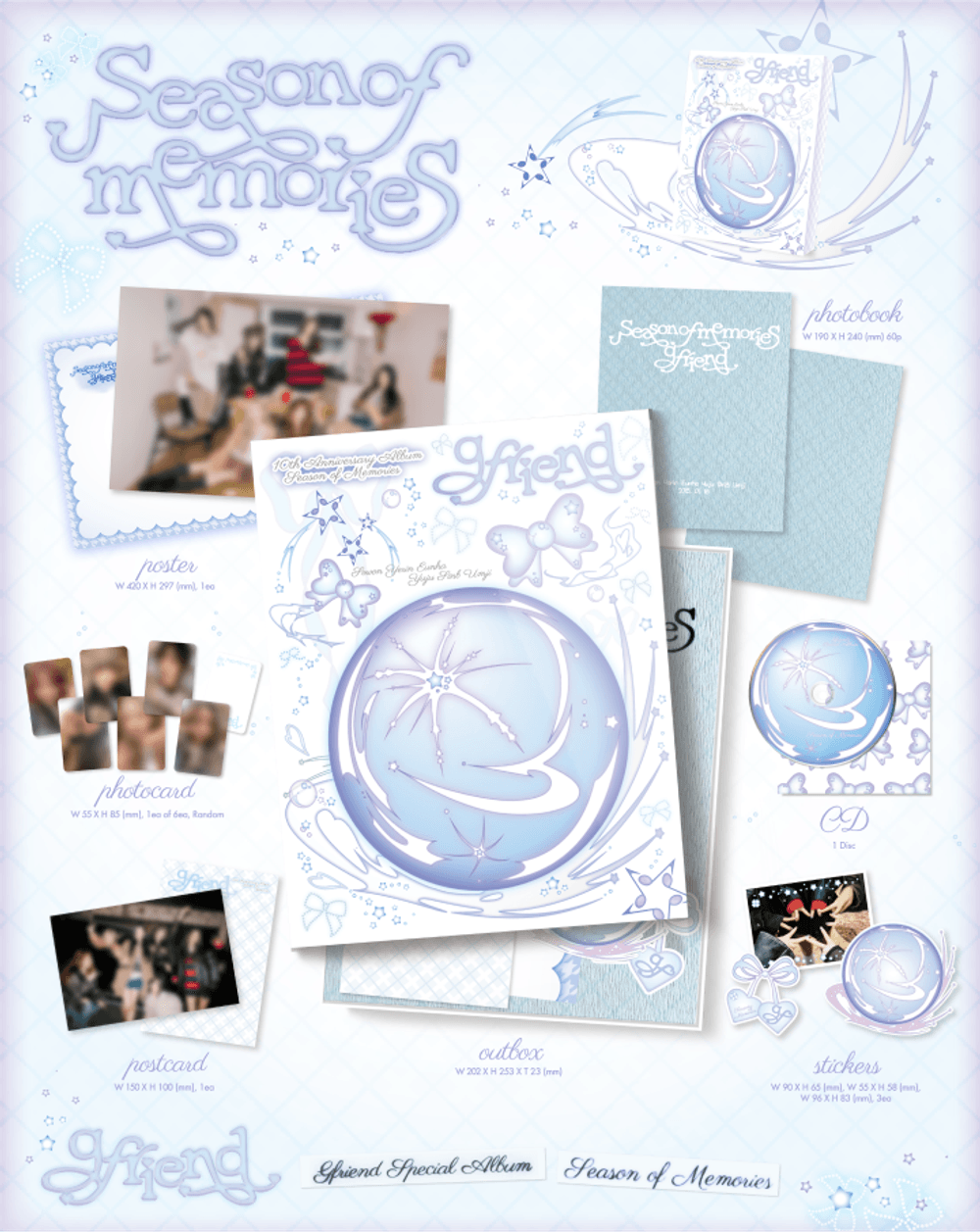 Đĩa GFRIEND Special Album 'Season of Memories' - Kallos Vietnam