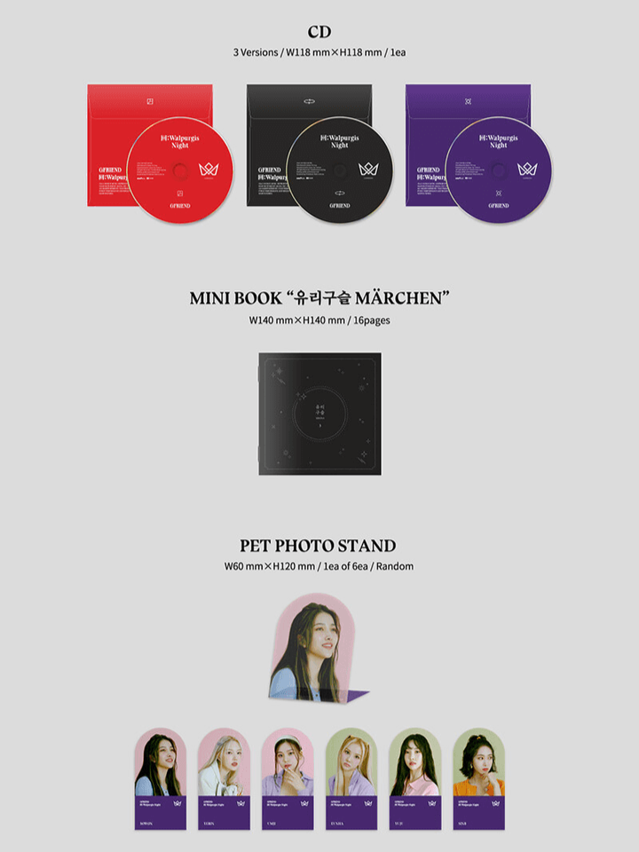 Đĩa GFRIEND 回:Walpurgis Night (My Girls Ver.) - Kallos Vietnam