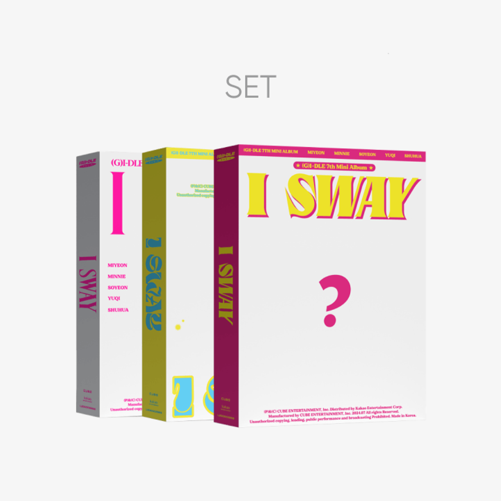 Đĩa (G)I-DLE 7th Mini Album [I SWAY] (Set)-Kallos