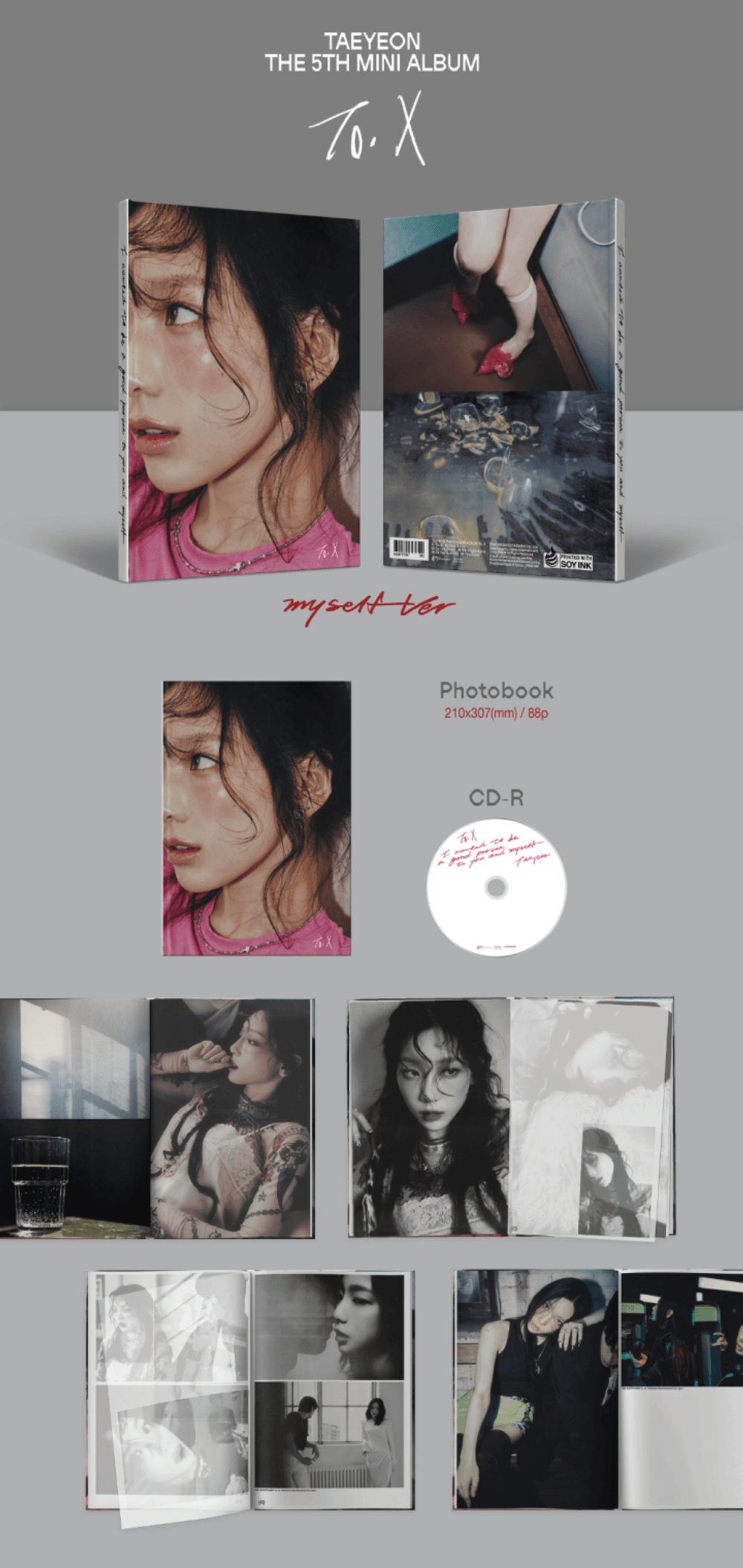 Đĩa Girls' Generation The 5th Mini Album [To. X] (Myself Ver)-Kallos