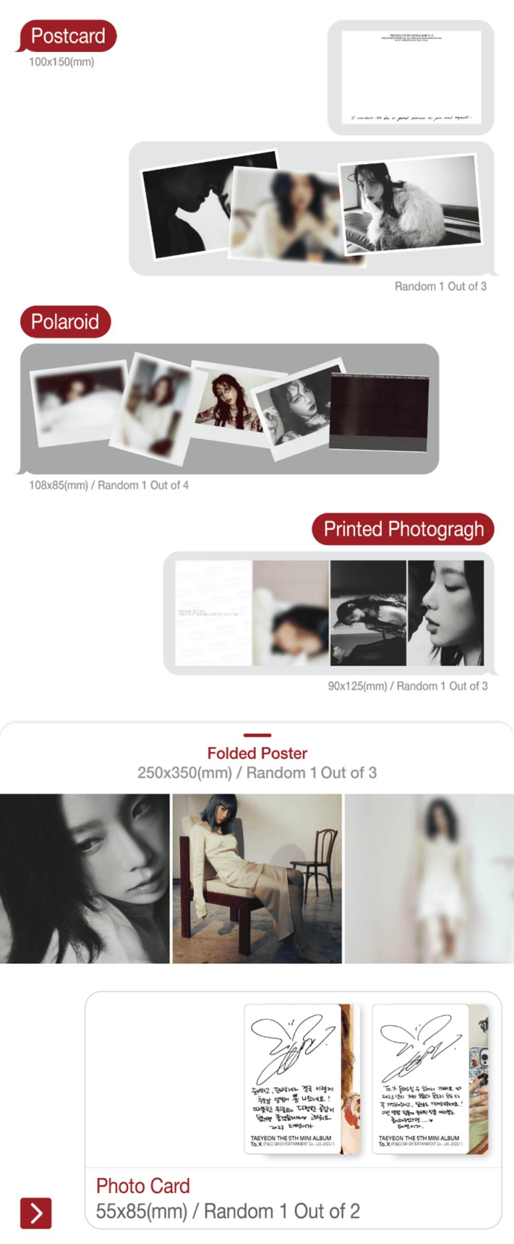 Đĩa Girls' Generation The 5th Mini Album [To. X] (To Ver)-Kallos