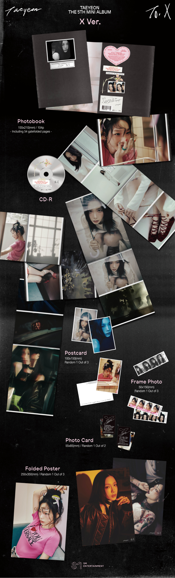 Đĩa Girls' Generation The 5th Mini Album [To. X] (X Ver)-Kallos
