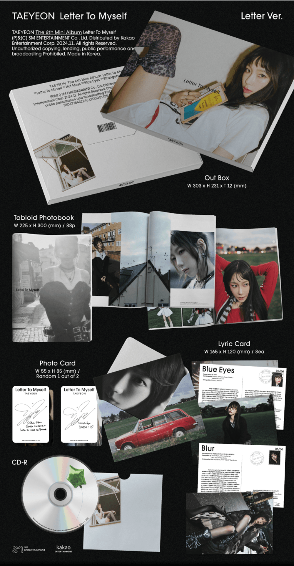 Đĩa Girls' Generation The 6th Mini Album [Letter To Myself] (Letter Ver)-Kallos