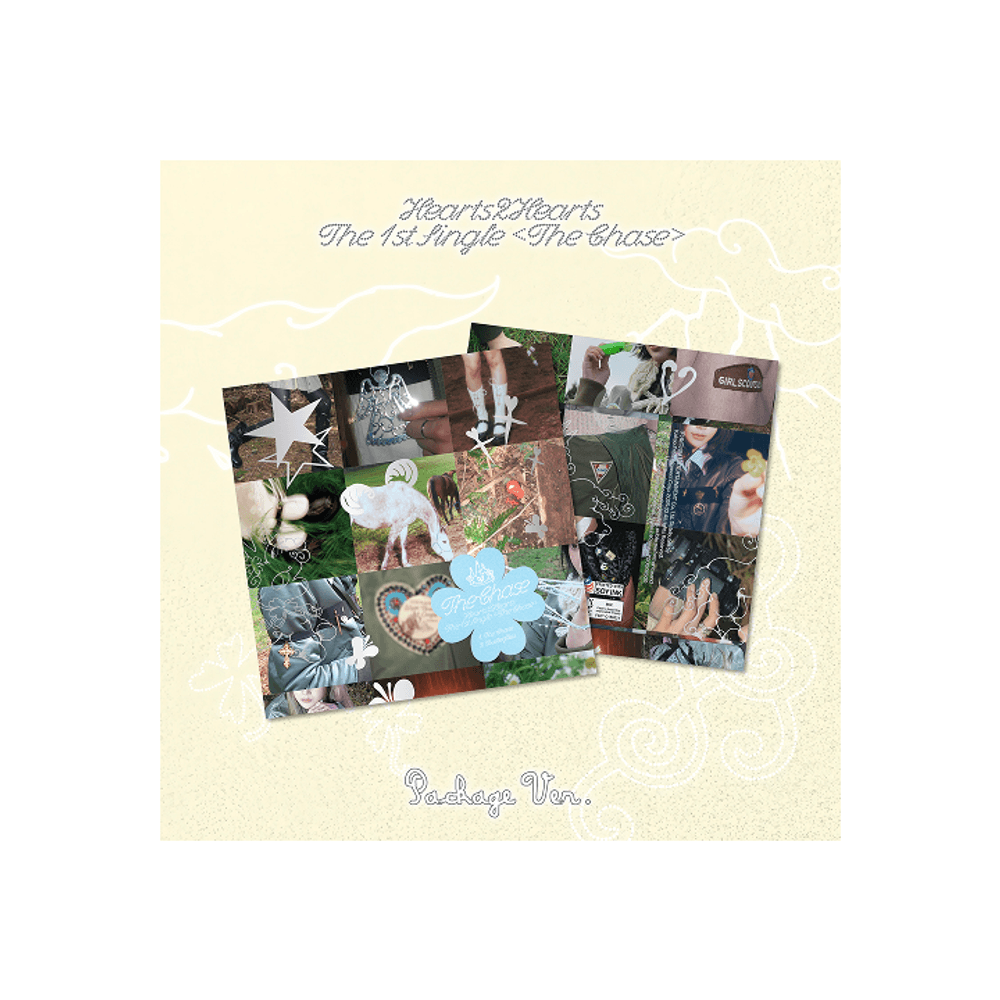 Đĩa Hearts2Hearts The 1st Single [The Chase] (Package Ver.)-Kallos