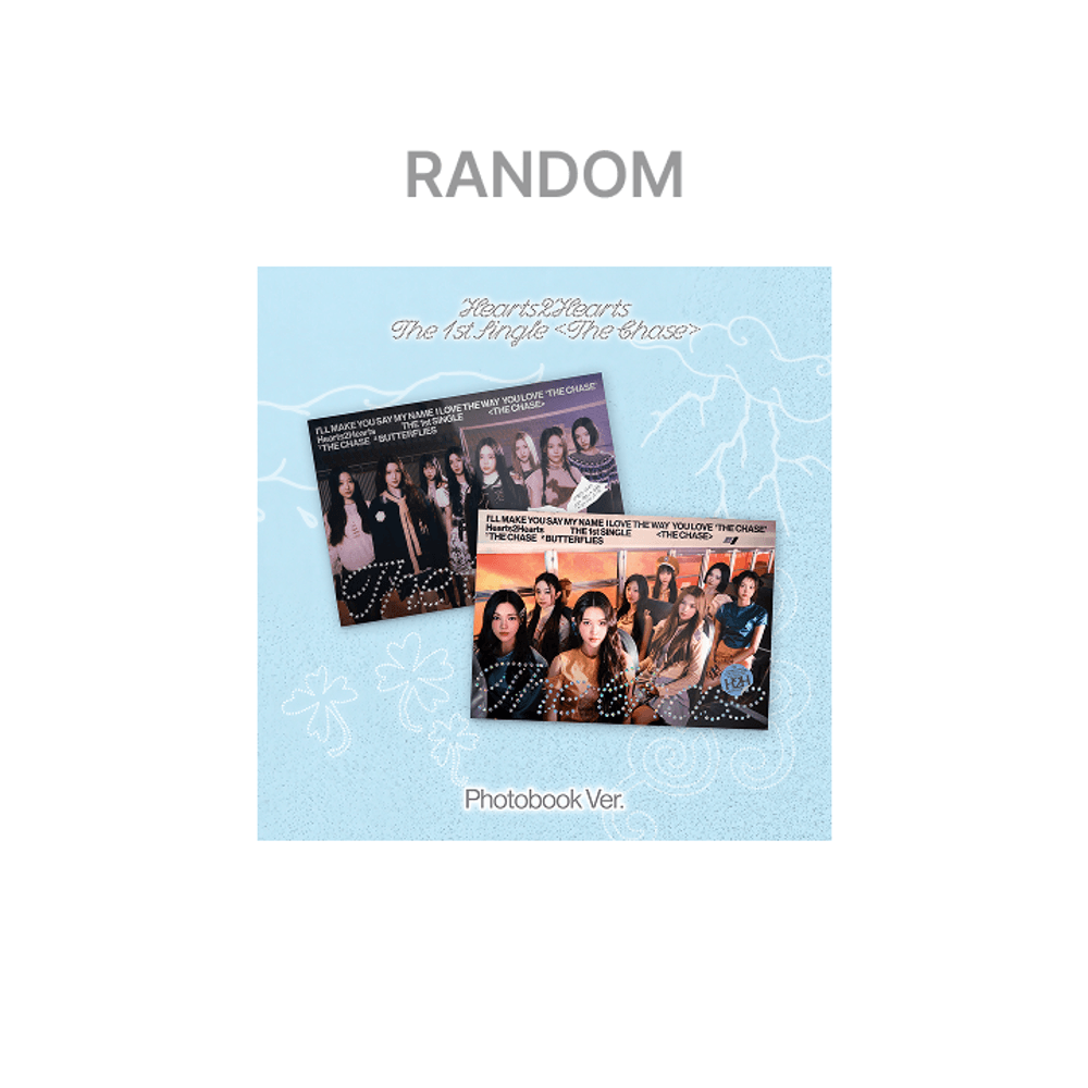Đĩa Hearts2Hearts The 1st Single [The Chase] (Photobook Ver.) (Random)-Kallos
