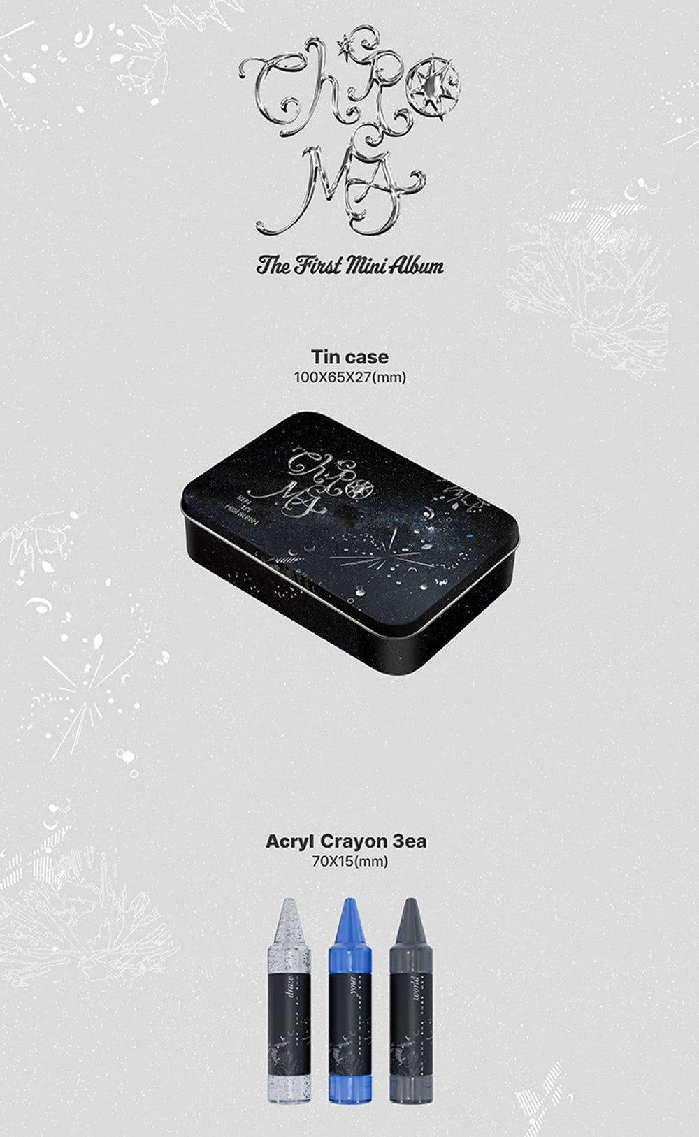 Đĩa HEBI 1st Mini Album 'Chroma' (Crayon Ver) (Random)-Kallos
