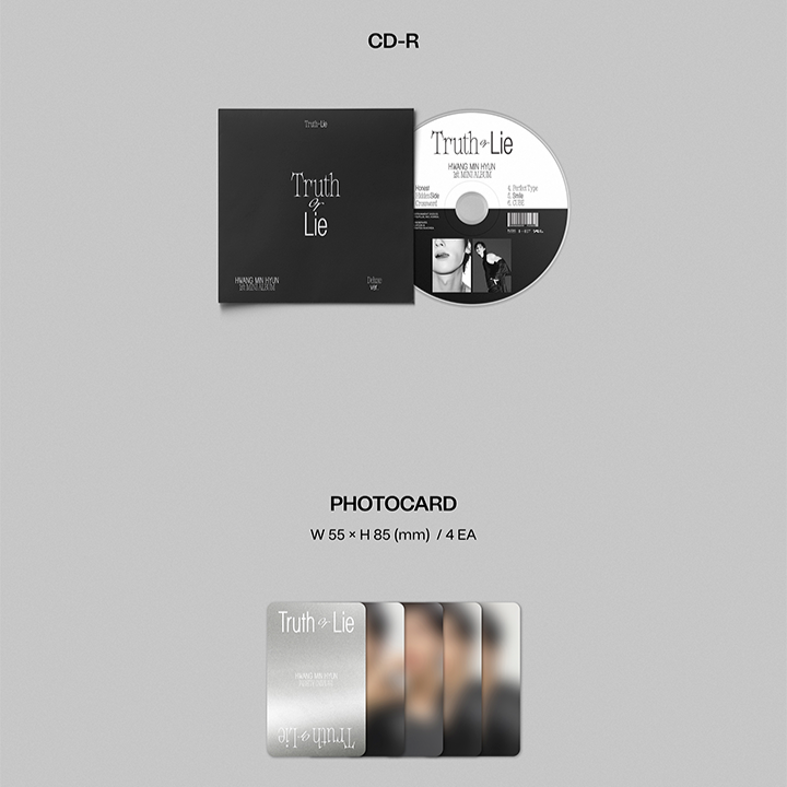 Đĩa Hwang Min Hyun 'Truth or Lie' - 1st Mini Album (Deluxe Ver)-Kallos