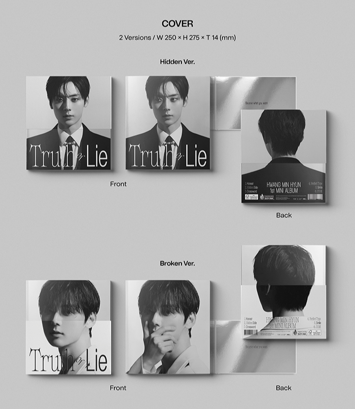 Đĩa Hwang Min Hyun 'Truth or Lie' - 1st Mini Album (Random)-Kallos