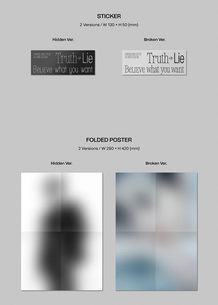 Đĩa Hwang Min Hyun 'Truth or Lie' - 1st Mini Album (Random)-Kallos