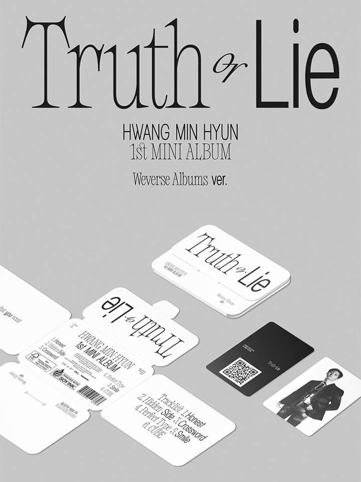 Đĩa Hwang Min Hyun 'Truth or Lie' - 1st Mini Album (Weverse Albums Ver)-Kallos