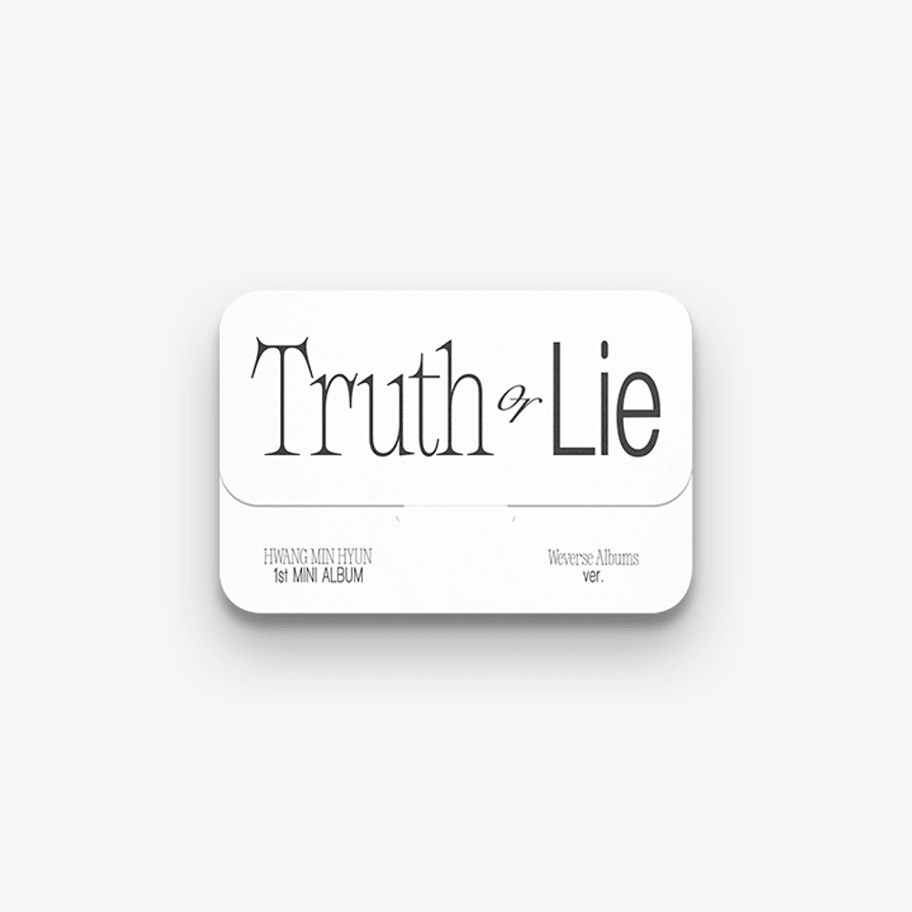 Đĩa Hwang Min Hyun 'Truth or Lie' - 1st Mini Album (Weverse Albums Ver)-Kallos