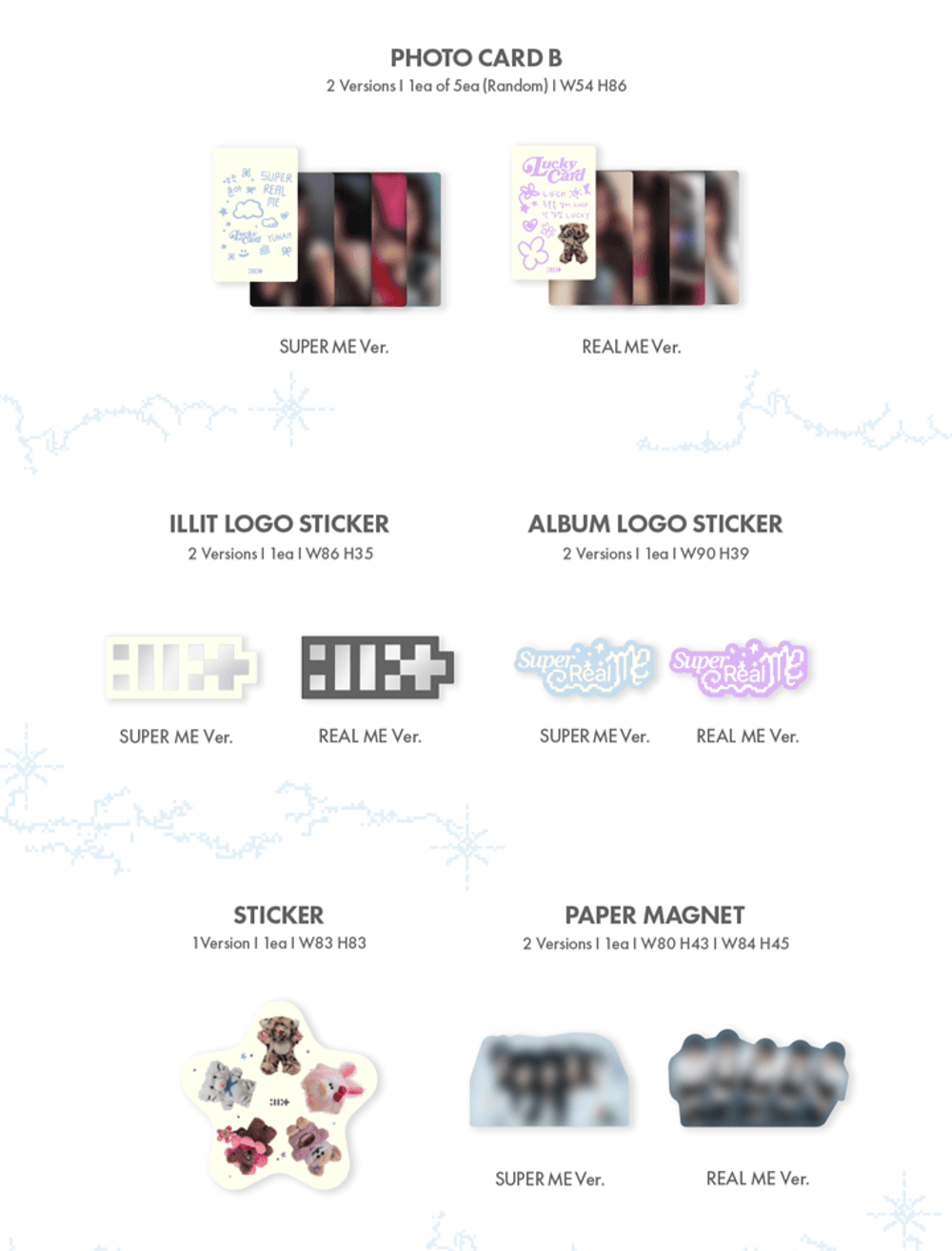 Đĩa ILLIT 1st Mini Album 'SUPER REAL ME' (Random)-Kallos
