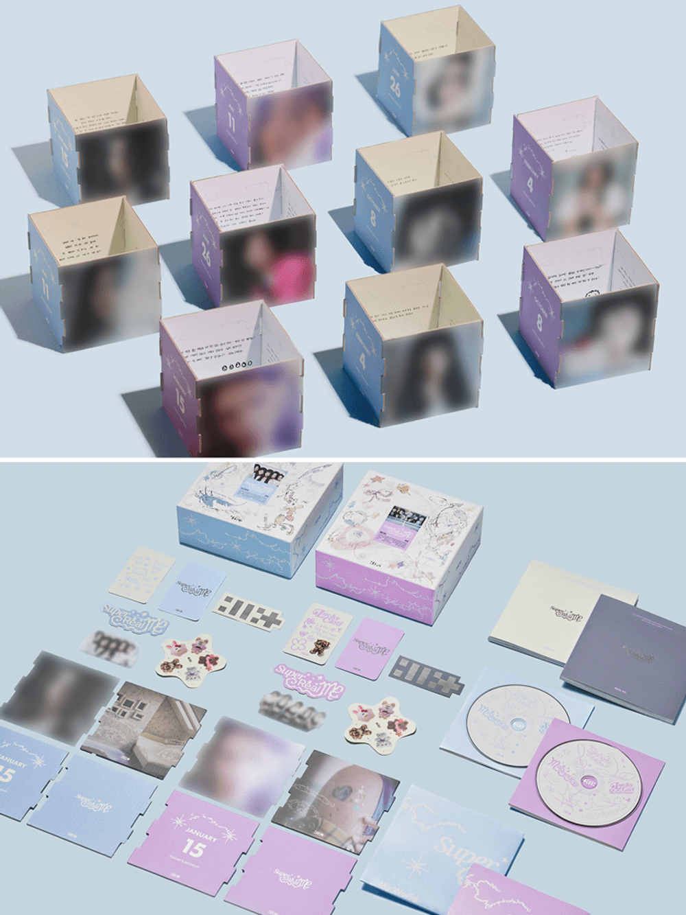 Đĩa ILLIT 1st Mini Album 'SUPER REAL ME' (Random)-Kallos