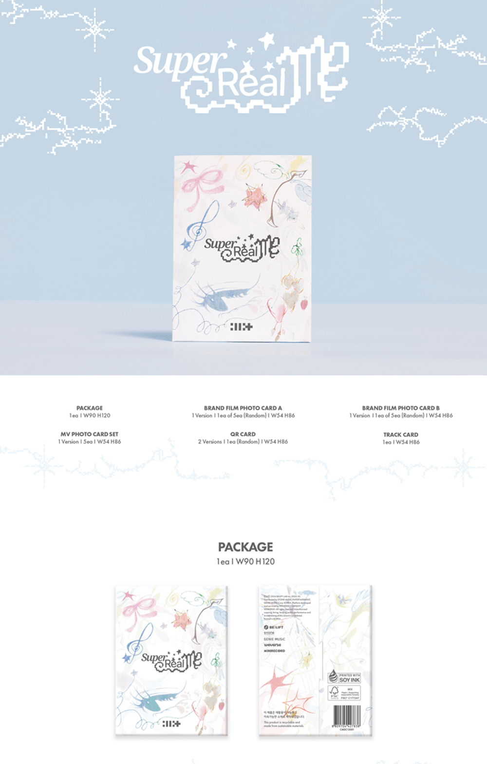 Đĩa ILLIT 1st Mini Album 'SUPER REAL ME' (Weverse Albums Ver)-Kallos