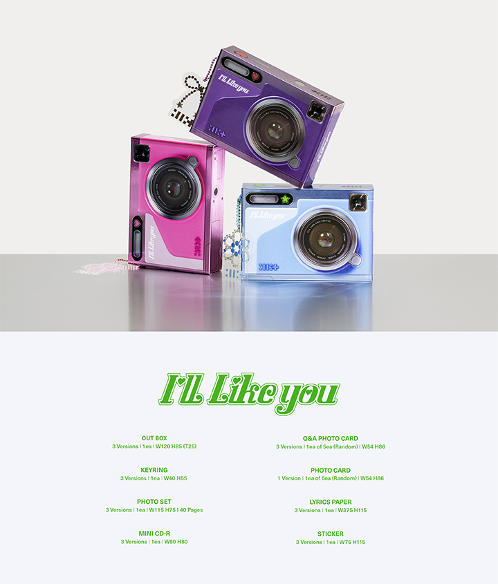 Đĩa ILLIT 2nd Mini Album 'I'LL LIKE YOU' (GLLIT Ver) (Random)-Kallos