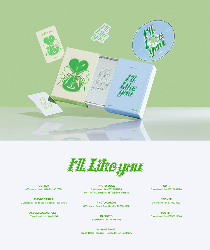 Đĩa ILLIT 2nd Mini Album 'I'LL LIKE YOU' (Random)-Kallos