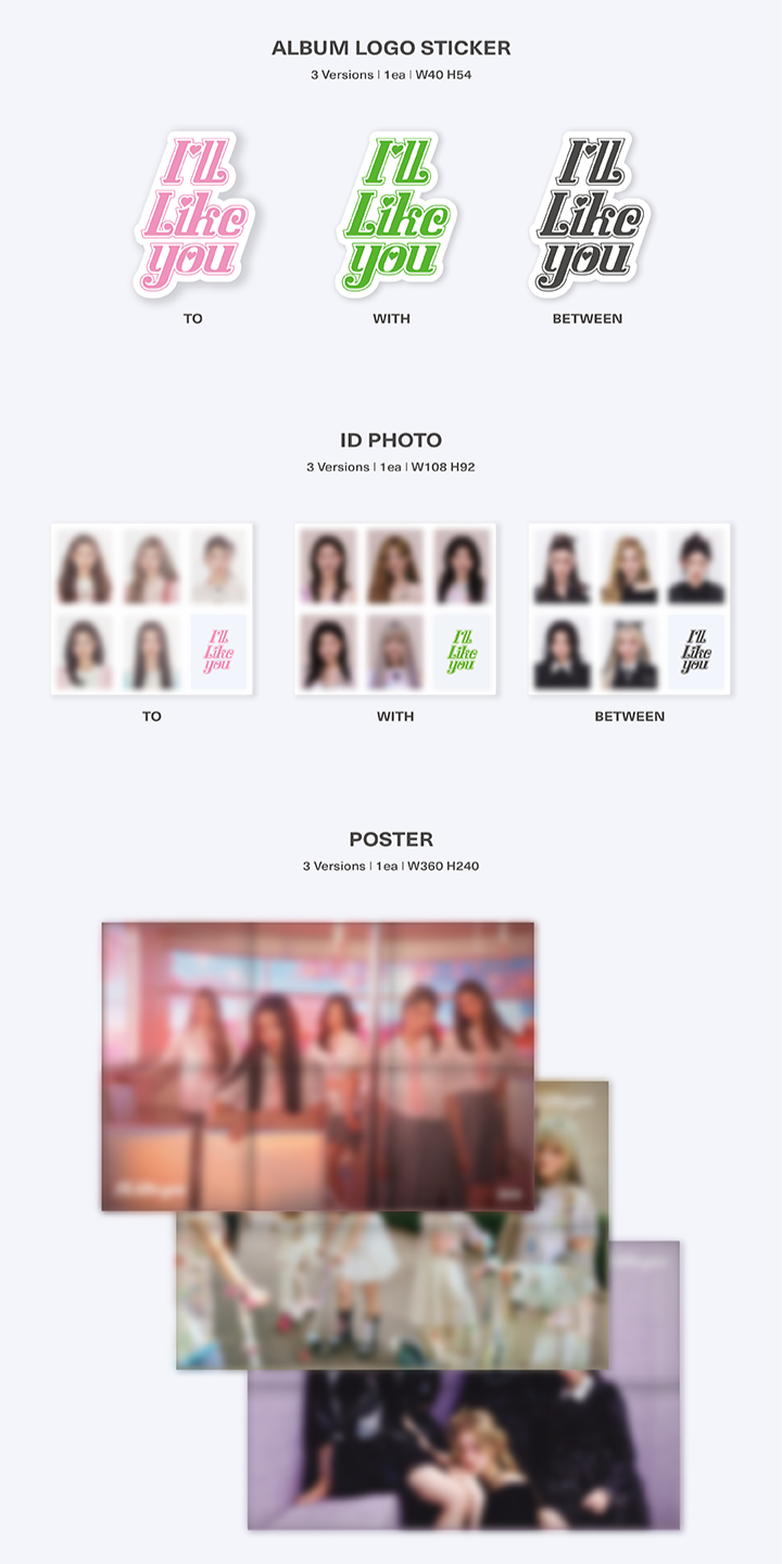 Đĩa ILLIT 2nd Mini Album 'I'LL LIKE YOU' (Random)-Kallos