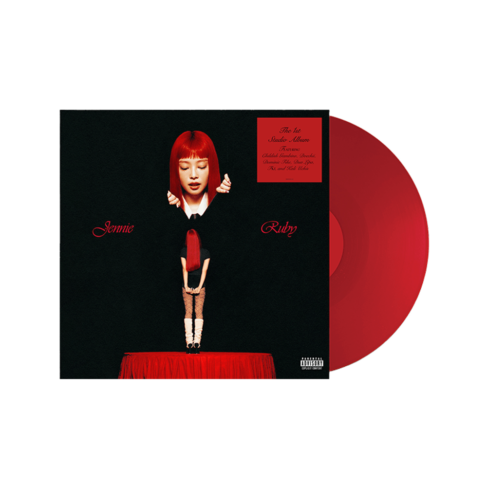 Đĩa JENNIE The 1st Studio Album [Ruby Vinyl] (Unsigned)-Kallos