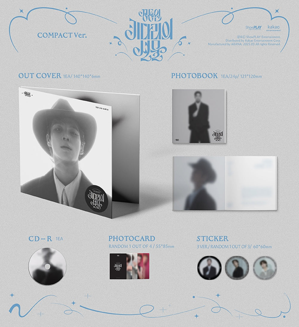 Đĩa Jeong Dongwon 2nd full album [Kidari's Gift] (COMPACT Ver)