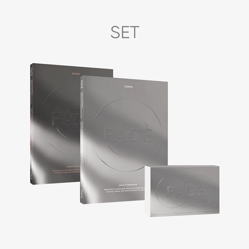 Đĩa Jimin (BTS) 'FACE' (Set) + 'FACE' (Weverse Albums Ver.) Set