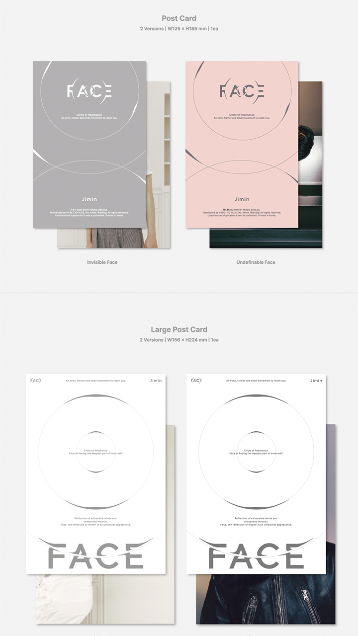 Đĩa Jimin (BTS) 'FACE' (Set) - Kallos Vietnam