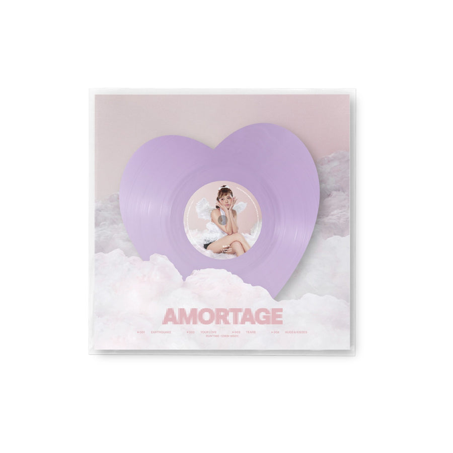 Đĩa JISOO Mini Album [AMORTAGE] Vinyl (Heart Ver)-Kallos