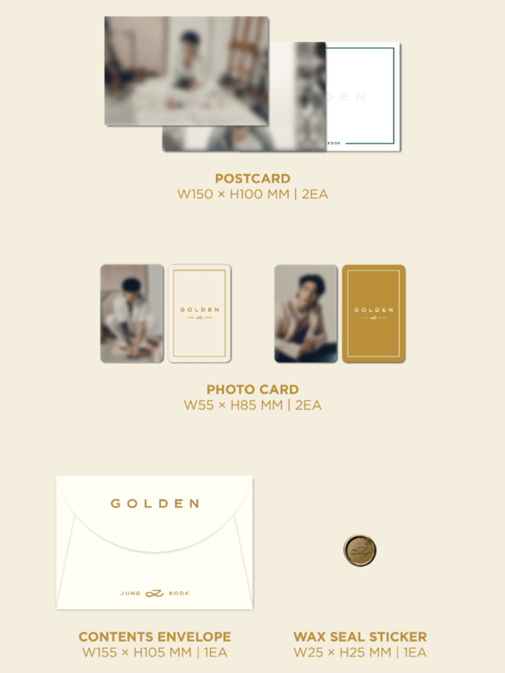 Đĩa Jung Kook (BTS) 'GOLDEN' LP - Kallos Vietnam