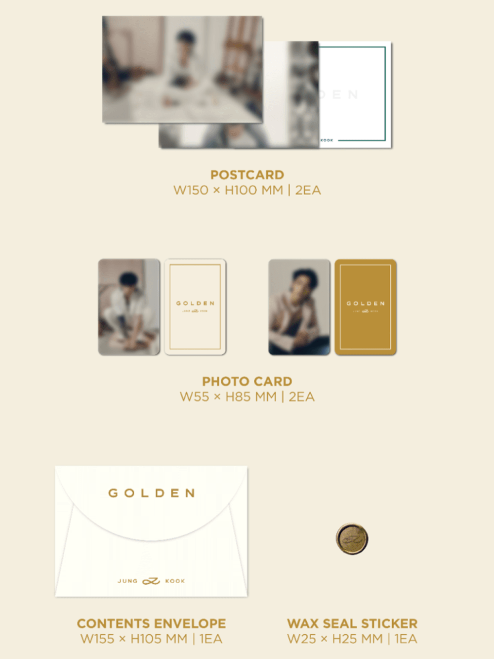 Đĩa Jung Kook (BTS) 'GOLDEN' LP