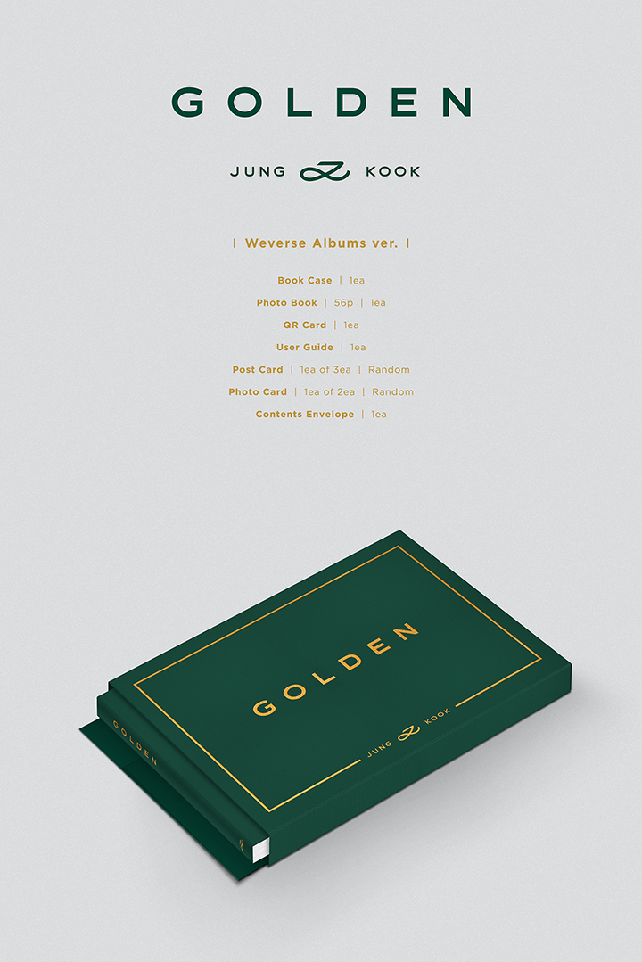 Đĩa Jung Kook (BTS) 'GOLDEN' (Weverse Albums Ver.)