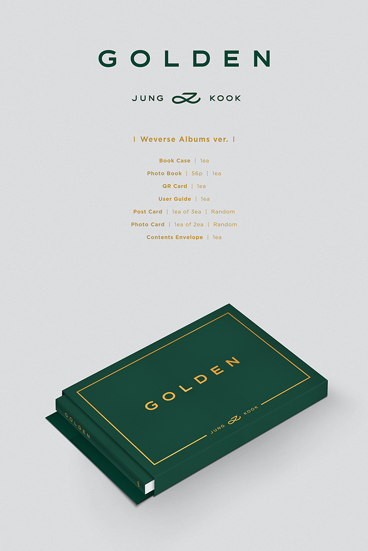 Đĩa Jung Kook (BTS) 'GOLDEN' (Weverse Albums Ver.) - Kallos Vietnam