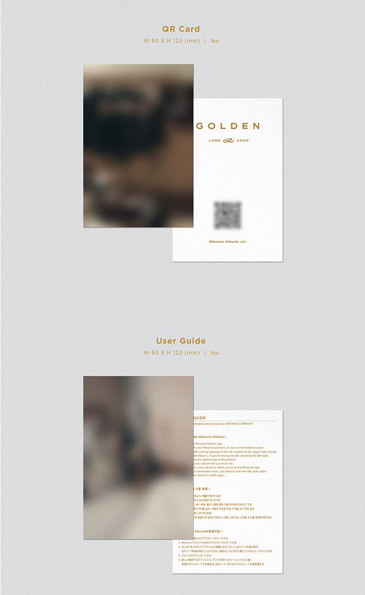 Đĩa Jung Kook (BTS) 'GOLDEN' (Weverse Albums Ver.)