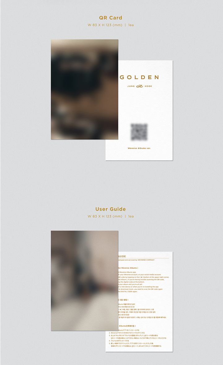 Đĩa Jung Kook (BTS) 'GOLDEN' (Weverse Albums Ver.) - Kallos Vietnam