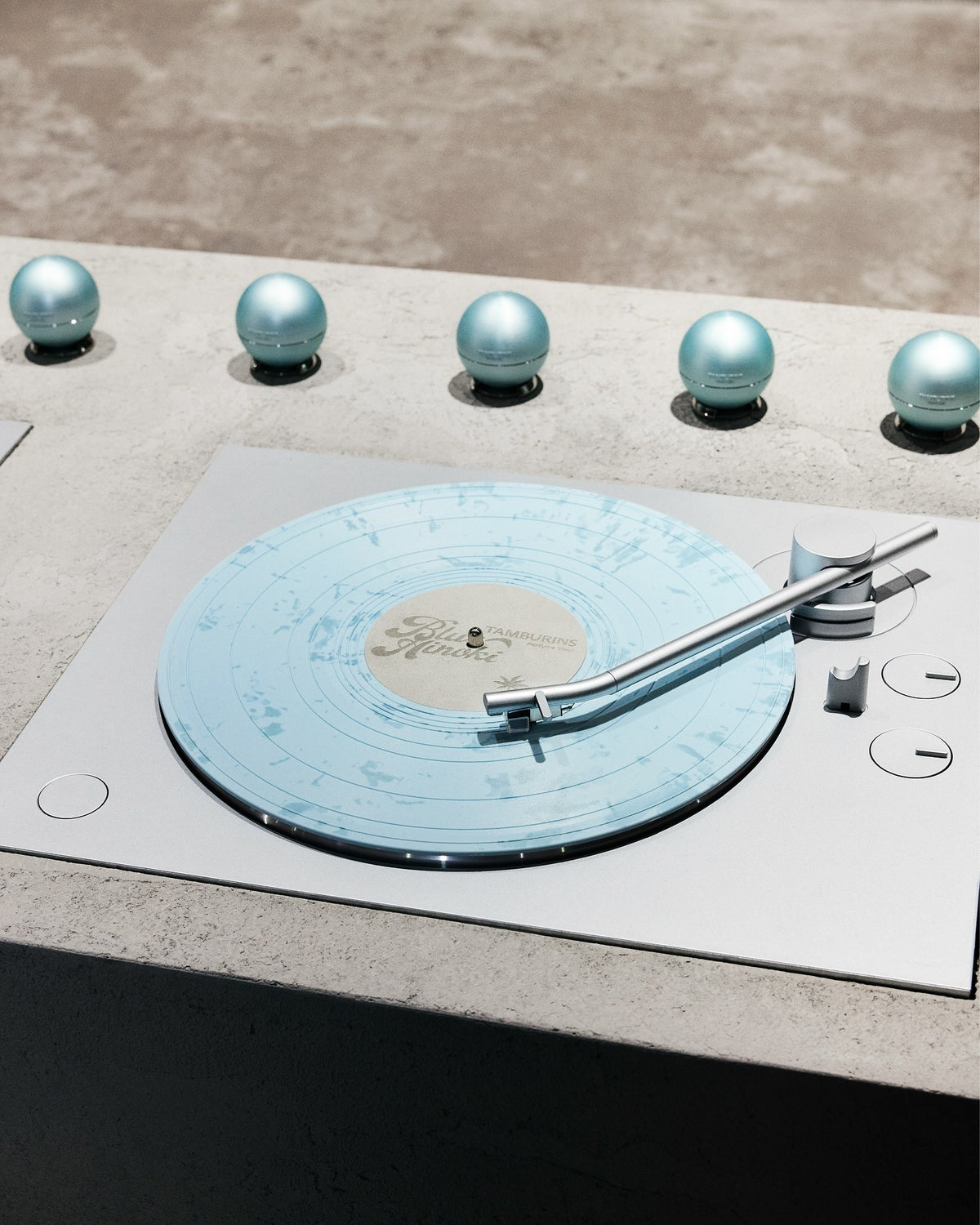 Đĩa Khuếch Tán Hương Tamburins Perfume Vinyl Blue Hinoki