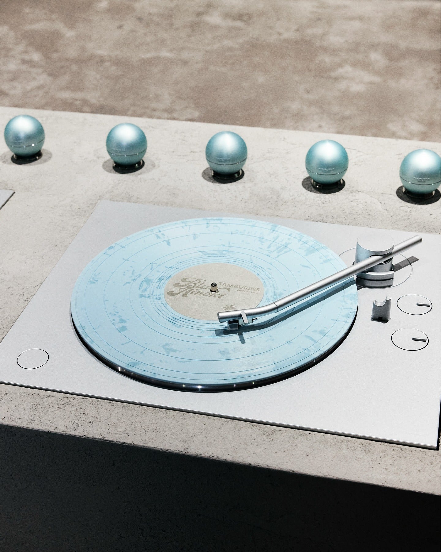 Đĩa Khuếch Tán Hương Tamburins Perfume Vinyl Blue Hinoki-Kallos