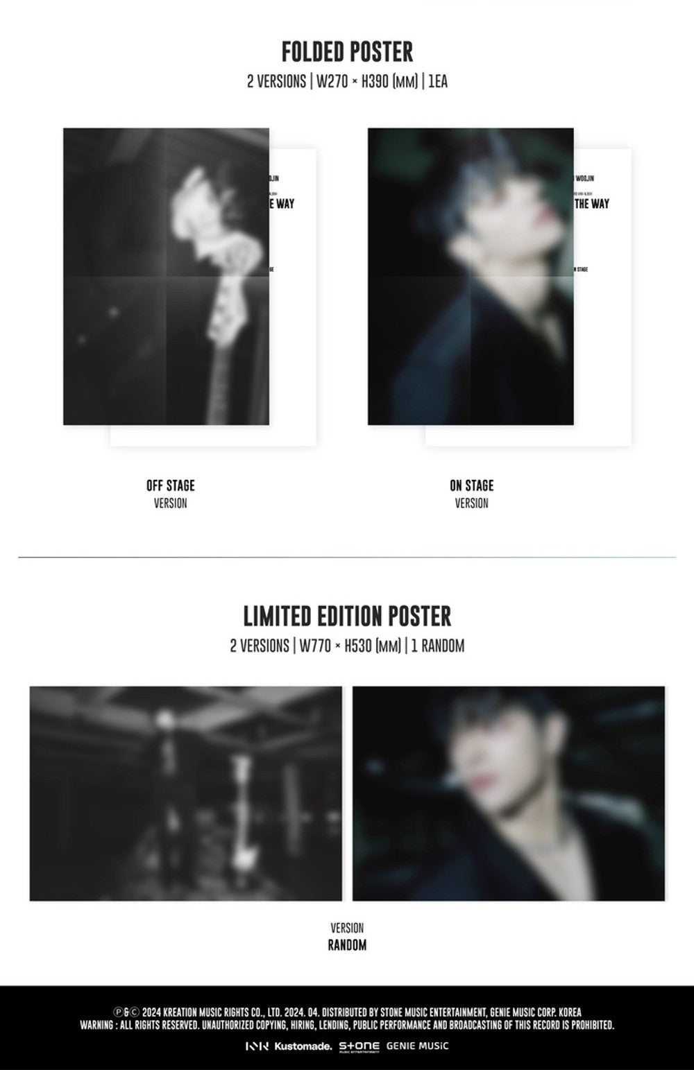 Đĩa KIM WOOJIN 3rd Mini Album 'I LIKE THE WAY' (Set)