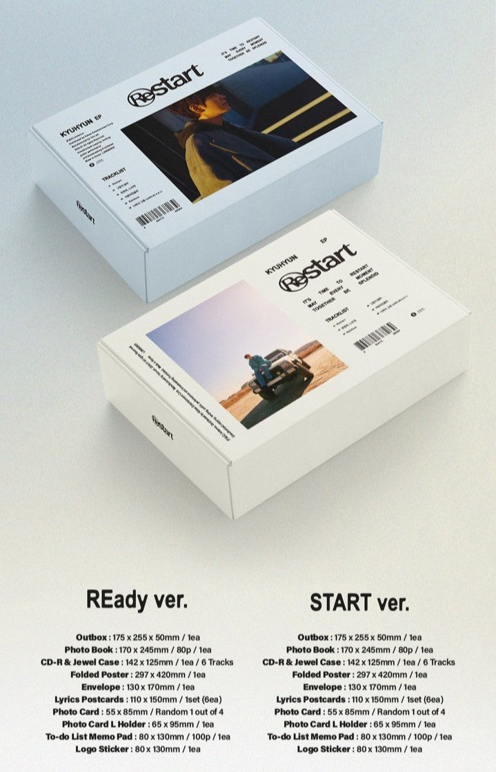 Đĩa KYUHYUN EP 'Restart' (Random)-Kallos