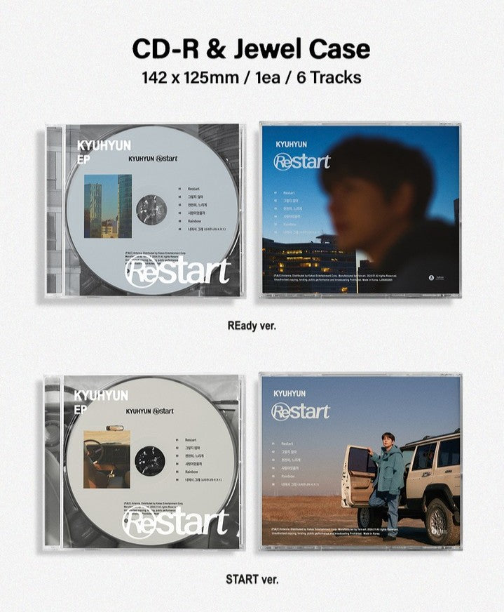 Đĩa KYUHYUN EP 'Restart' (Random)-Kallos