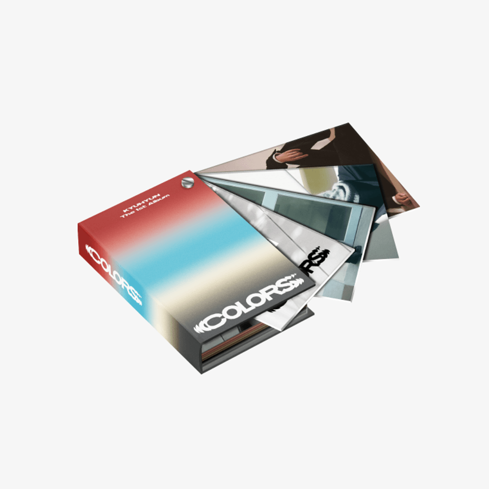 Đĩa KYUHYUN The 1st Album [COLORS] (Color Swatch Book Ver)-Kallos