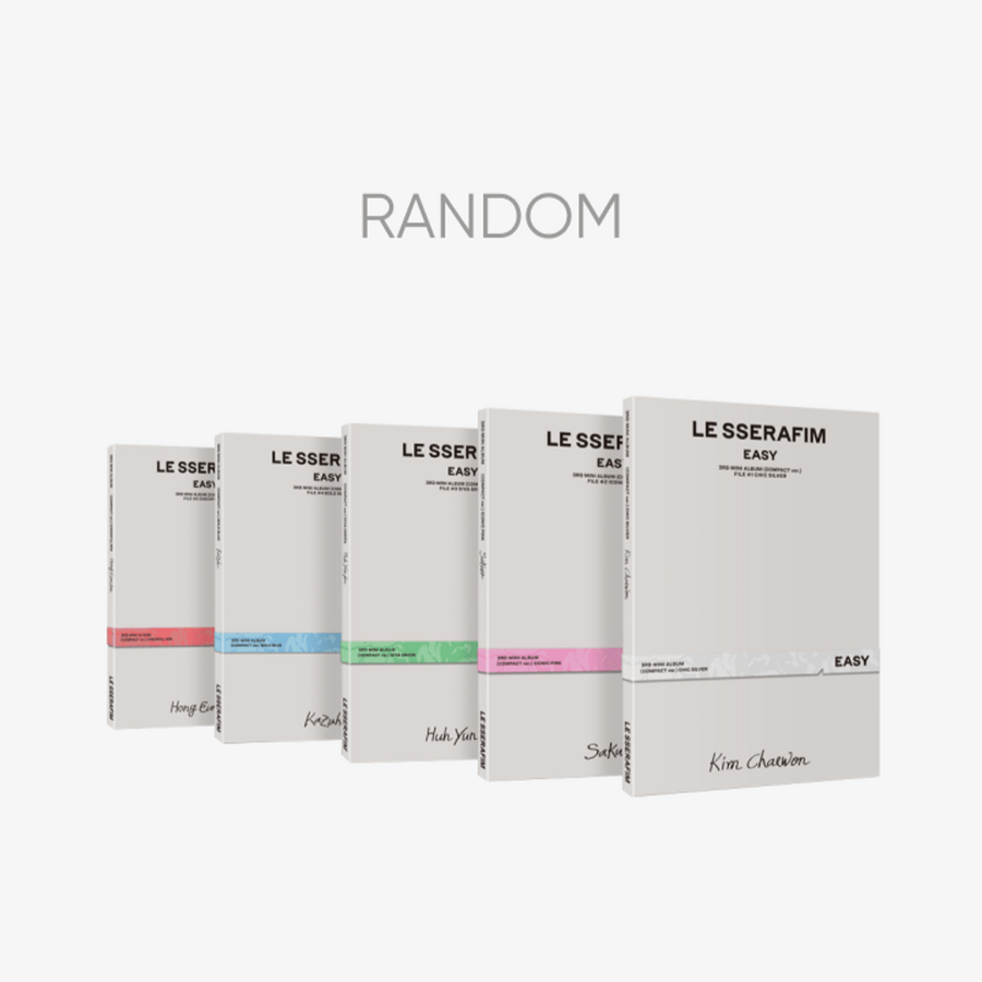 Đĩa LE SSERAFIM 3rd Mini Album 'EASY' (Compact Ver.) Random - Kallos Vietnam