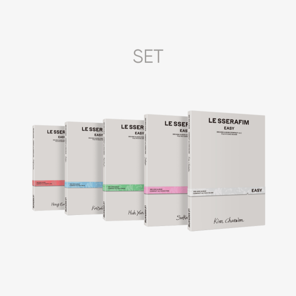 Đĩa LE SSERAFIM 3rd Mini Album 'EASY' (Compact Ver.) Set - Kallos Vietnam