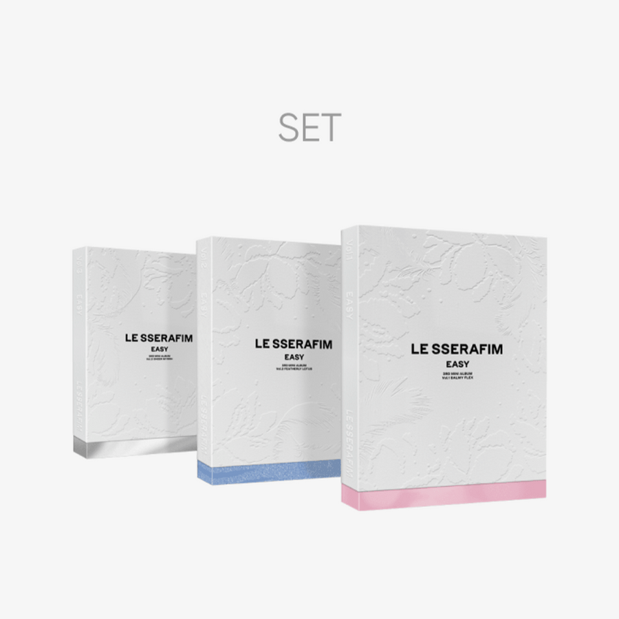 Đĩa LE SSERAFIM 3rd Mini Album 'EASY' (Set) - Kallos Vietnam