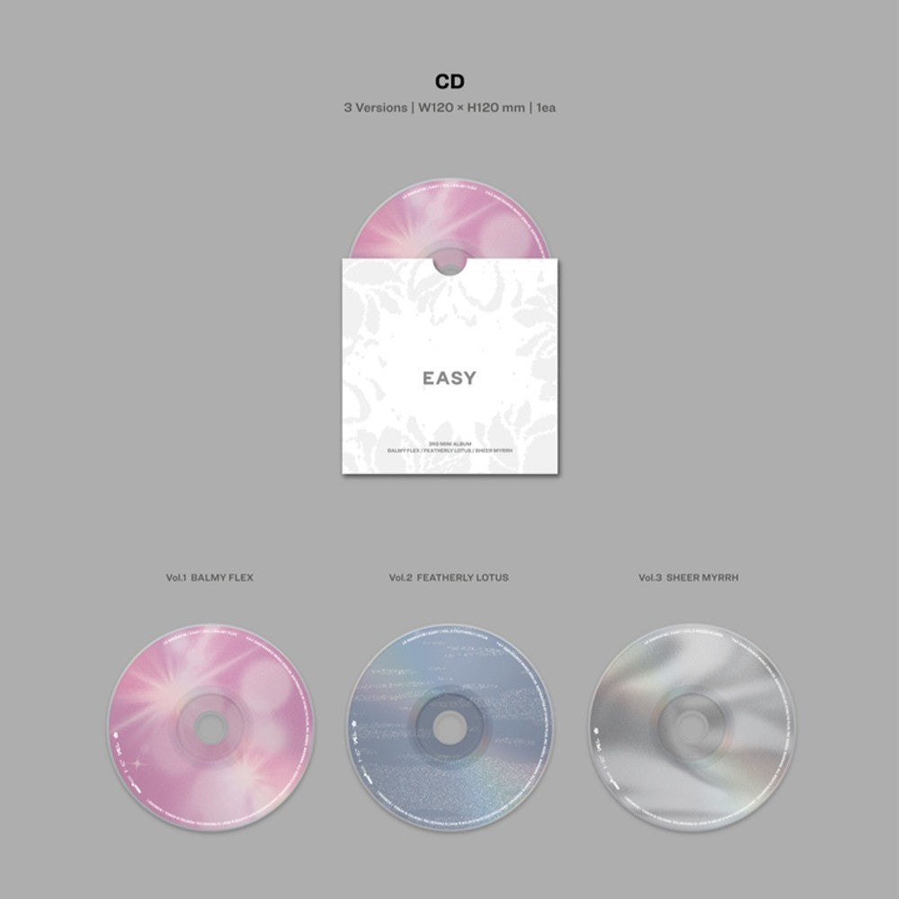 Đĩa LE SSERAFIM 3rd Mini Album 'EASY' (Random) - Kallos Vietnam