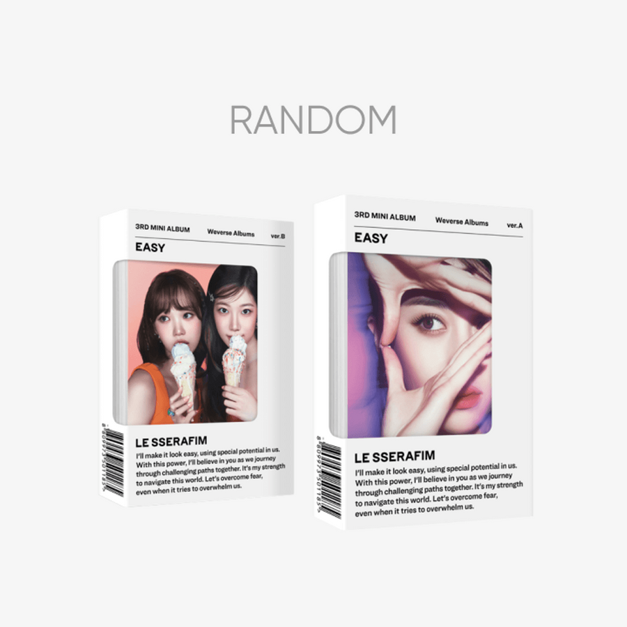 Đĩa LE SSERAFIM 3rd Mini Album 'EASY' (Weverse Albums Ver.) Random - Kallos Vietnam