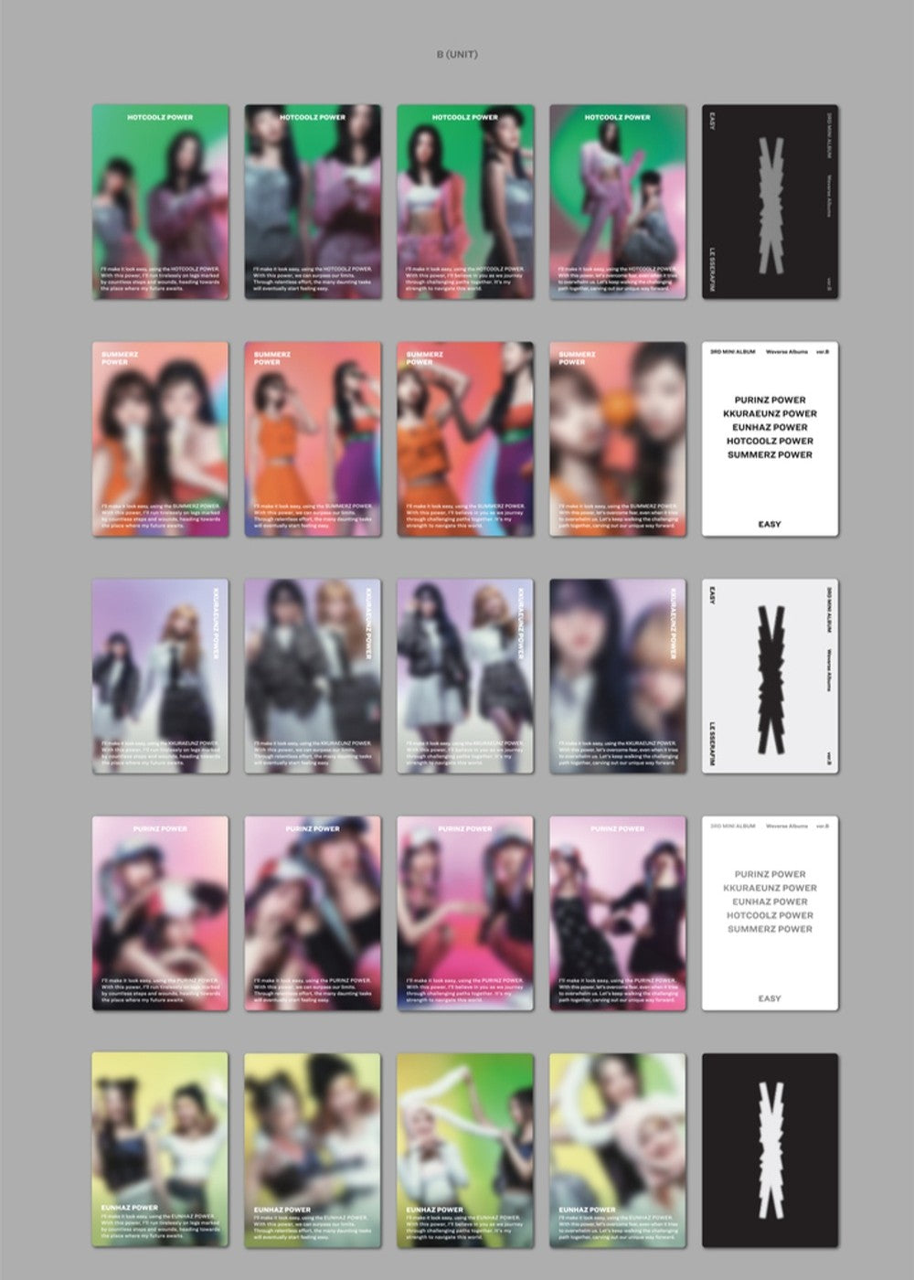 Đĩa LE SSERAFIM 3rd Mini Album 'EASY' (Weverse Albums Ver.) Random - Kallos Vietnam