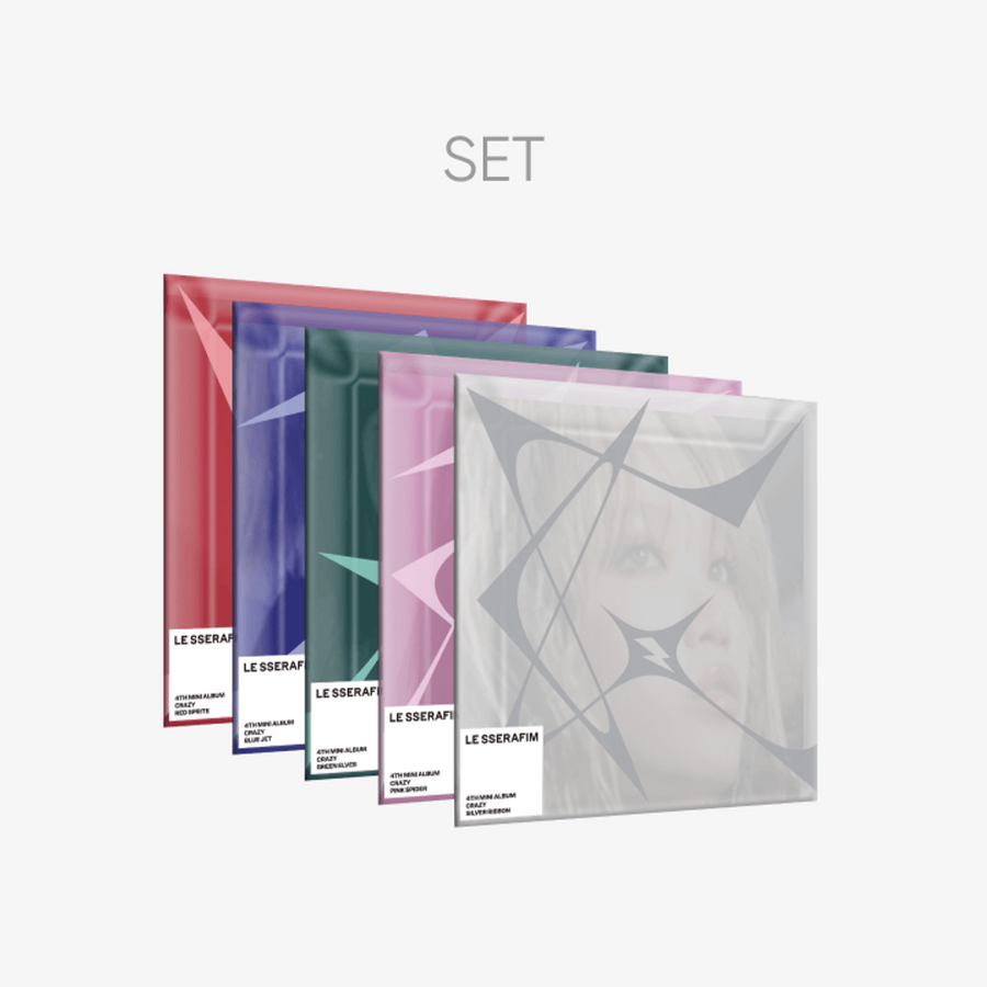 Đĩa LE SSERAFIM 4th Mini Album 'CRAZY' (Compact Ver.) Set - Kallos Vietnam