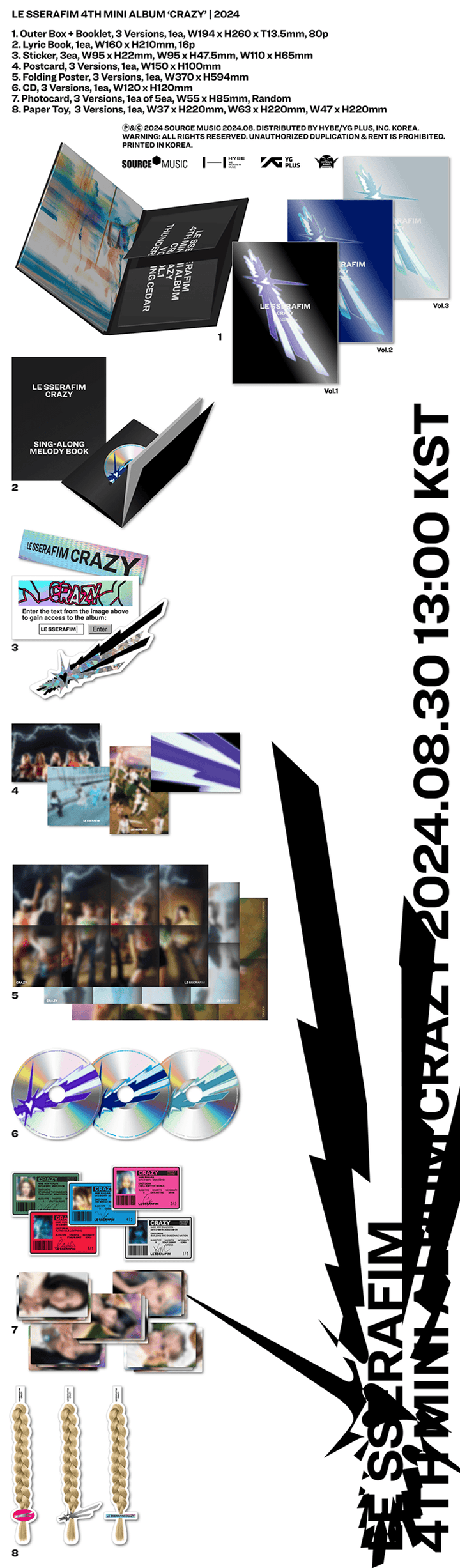 Đĩa LE SSERAFIM 4th Mini Album &