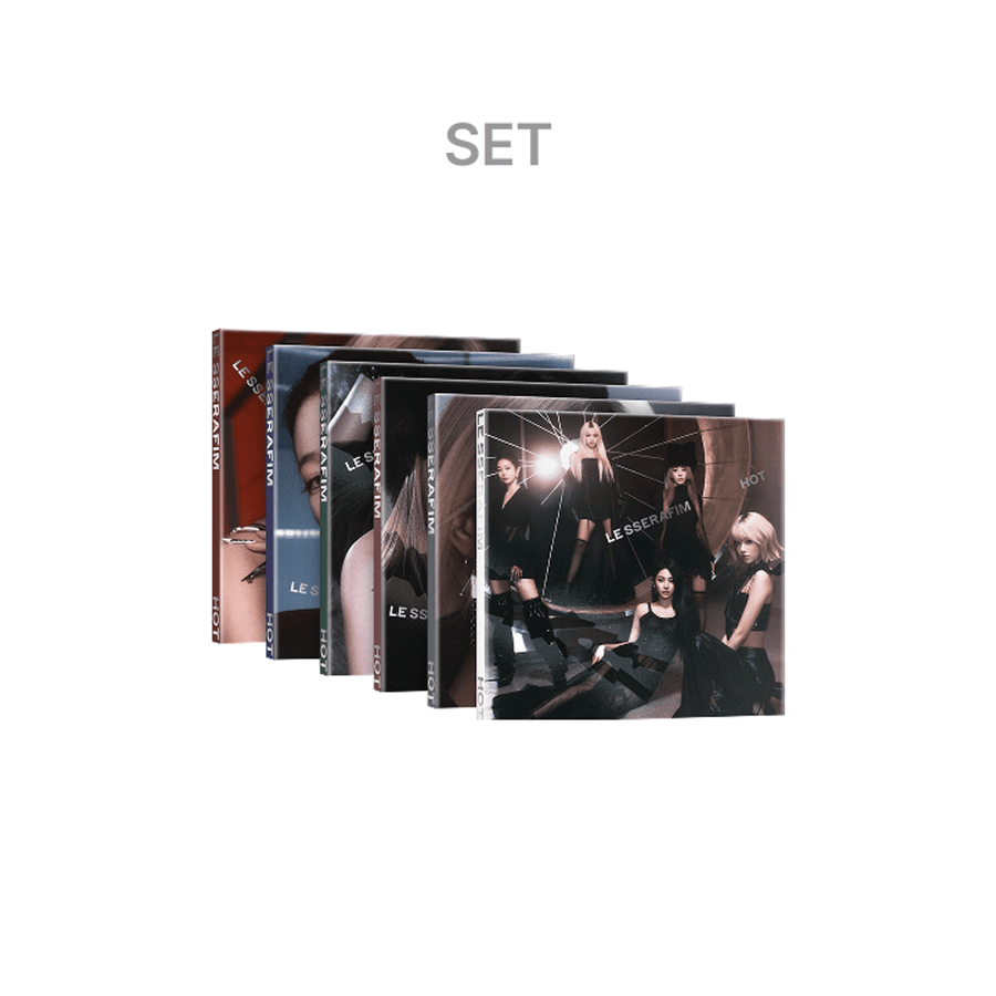 Đĩa LE SSERAFIM 5th Mini Album 'HOT' (Compact Ver.) (Set) - Kallos Vietnam