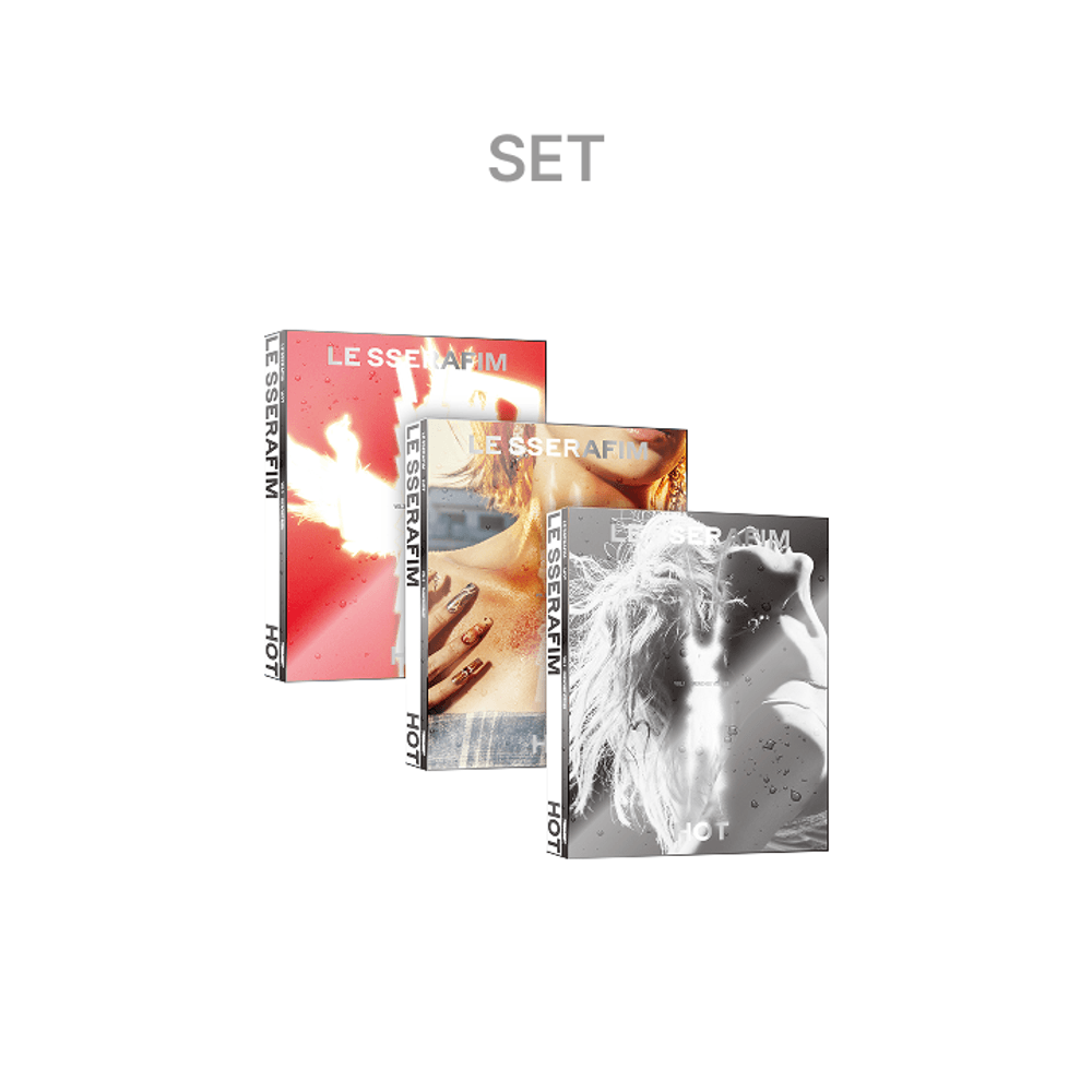 Đĩa LE SSERAFIM 5th Mini Album 'HOT' (Set) - Kallos Vietnam